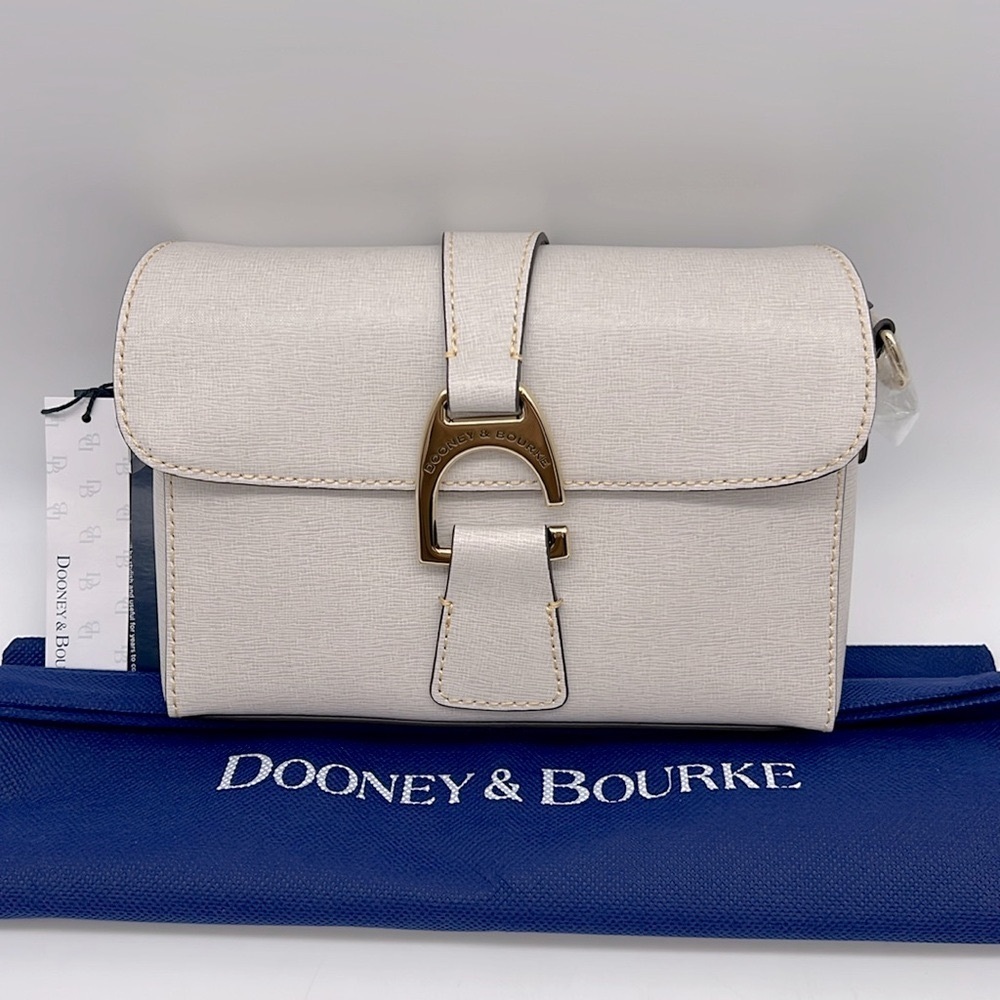 Dooney & Bourke Saffiano Kyra Bag Ecru